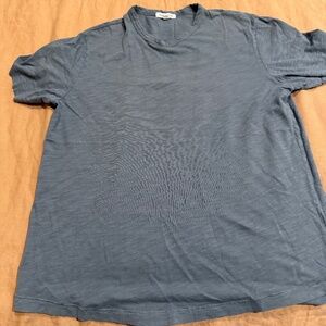Forty Five Slub tee, Blue/Grey, Medium